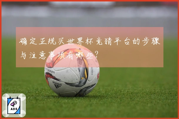 确定正规买世界杯竞猜平台的步骤与注意事项有哪些？